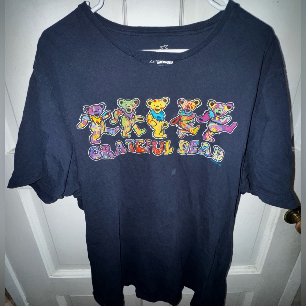 Grateful Dead T-Shirt - Black with Colorful Bears